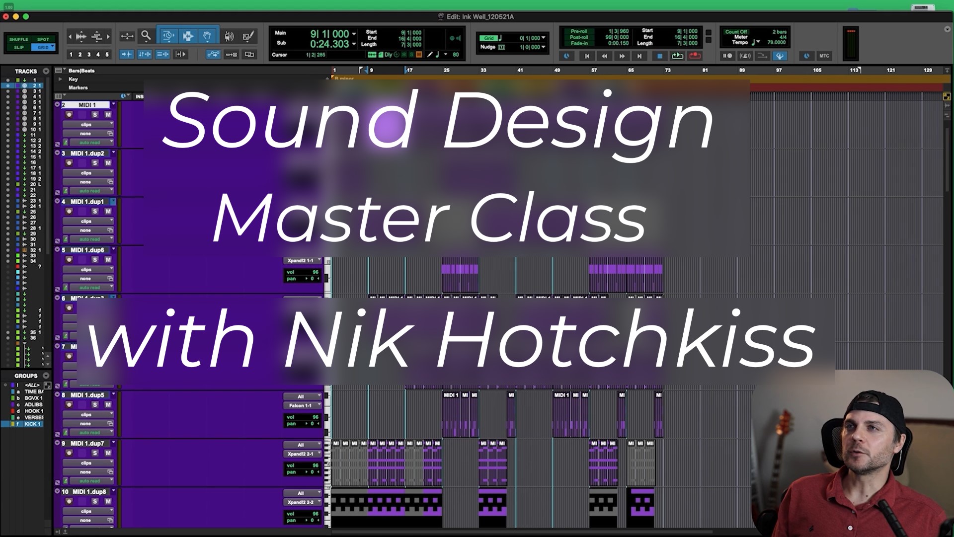Sound Design Master Class (SDMC) w Nik Hotchkiss